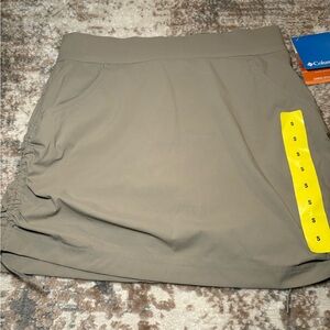 Columbia Beige Skort with Functional Pockets